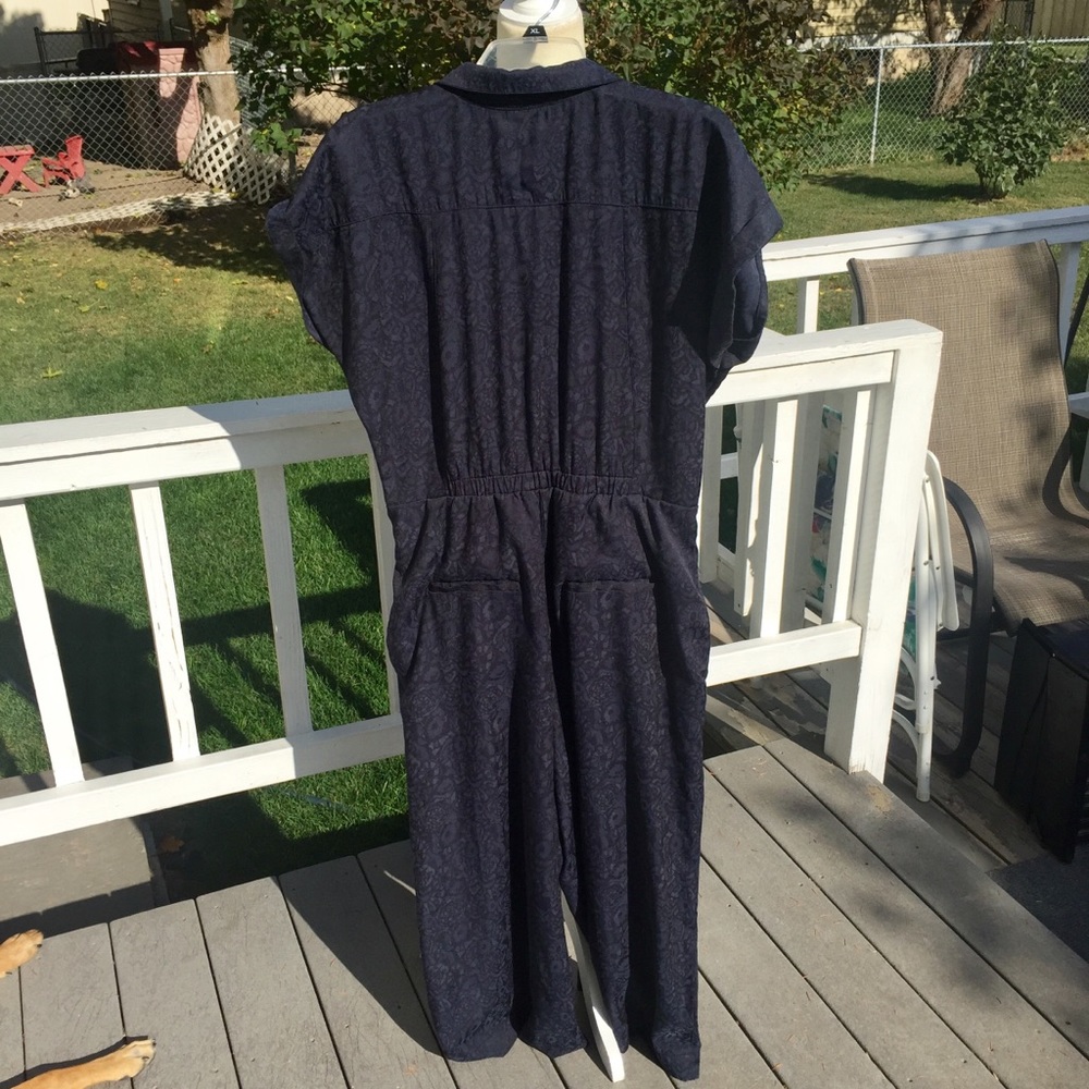 ETTIWE Navy Jumpsuit. size 14 - Picture 5 of 10